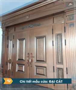 cửa thép biệt thự đại cát cao cấp