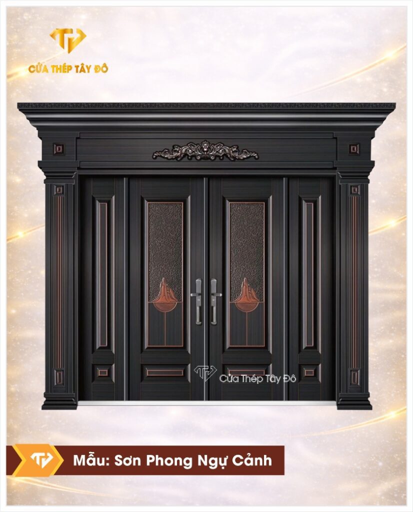 Mẫu 4 Cánh “SƠN PHONG NGỰ CẢNH”